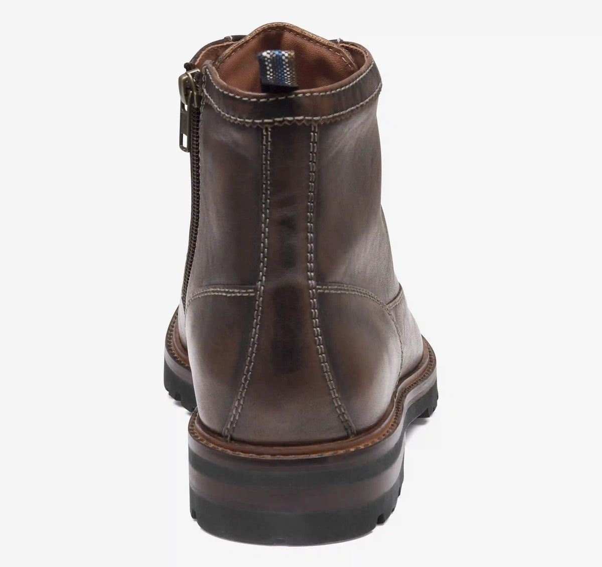Britton Lace-to-Toe Boot - Dark Brown Bomber Leather