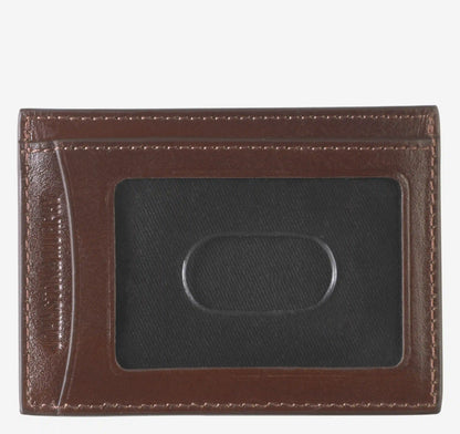 Whitmore Hand-Painted Weekender Wallet - Brown