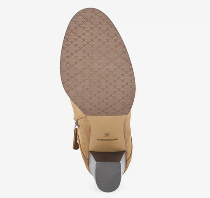 Amy Belted Bootie - Whiskey Suede