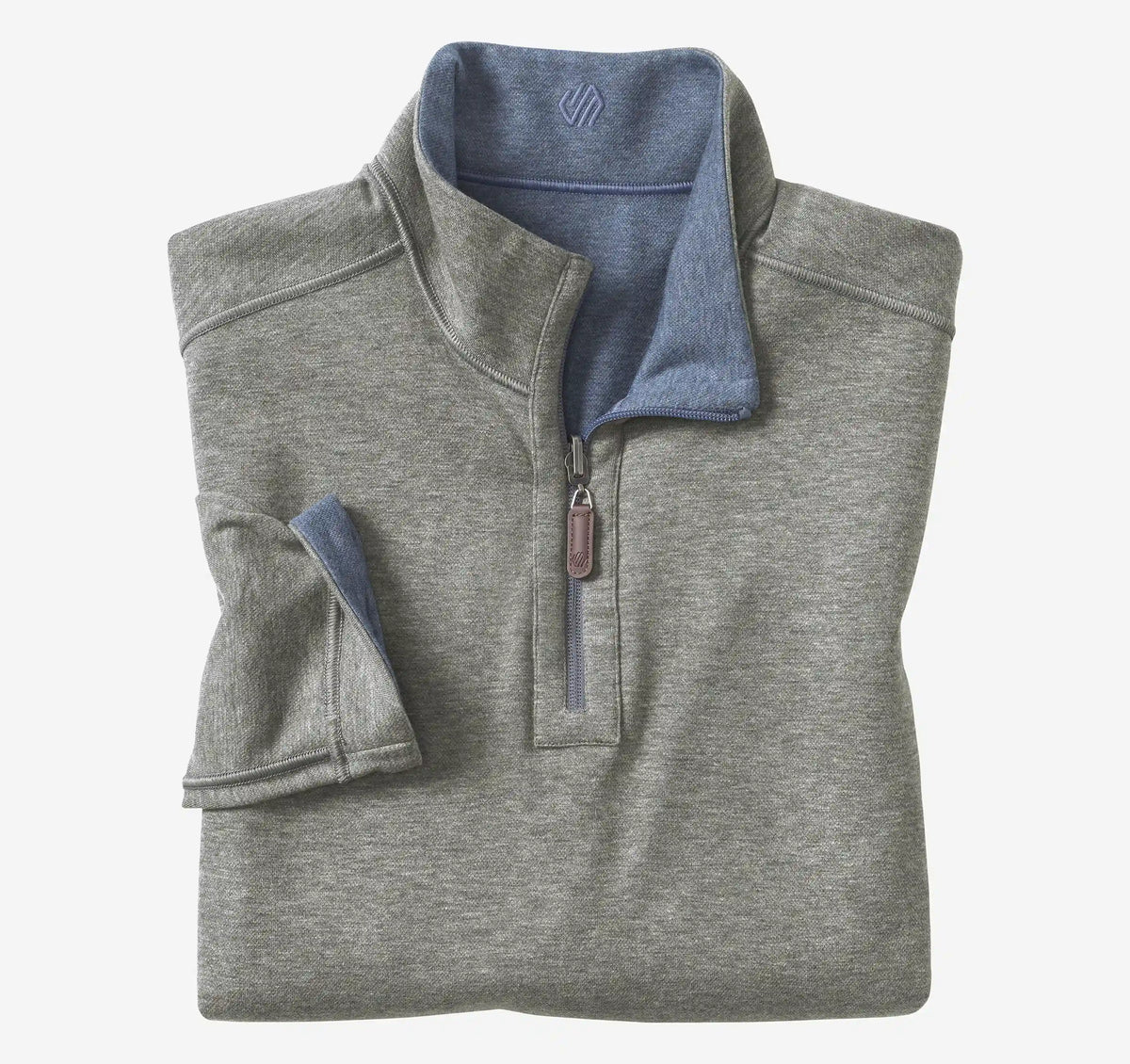 Icon Reversible Quarter-Zip - Blue/Gray