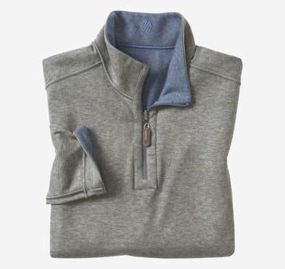 Icon Reversible Quarter-Zip - Blue/Gray