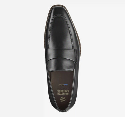 Floyd Penny Loafer - Black Full-Grain Leather