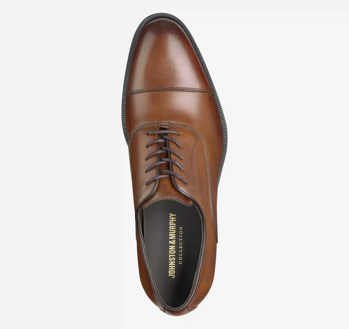 Redford Cap Toe - Tan Hand-Finished Full-Grain Leather
