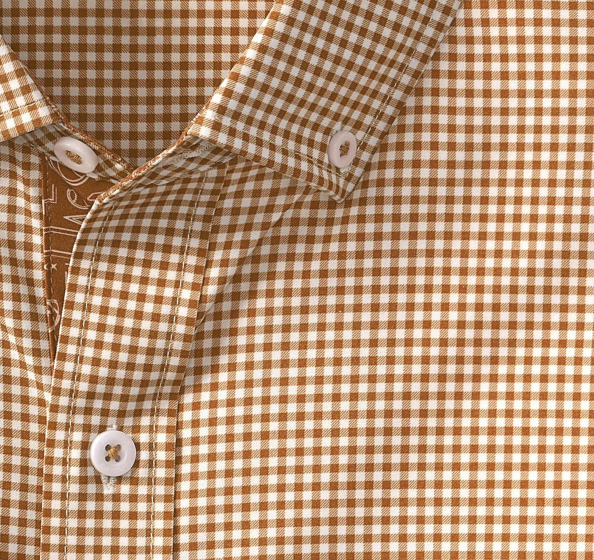 Game Day XC+™ Long-Sleeve Gingham Shirt - Rust