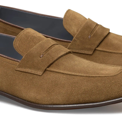 Taylor Penny Loafer - Snuff Italian Suede
