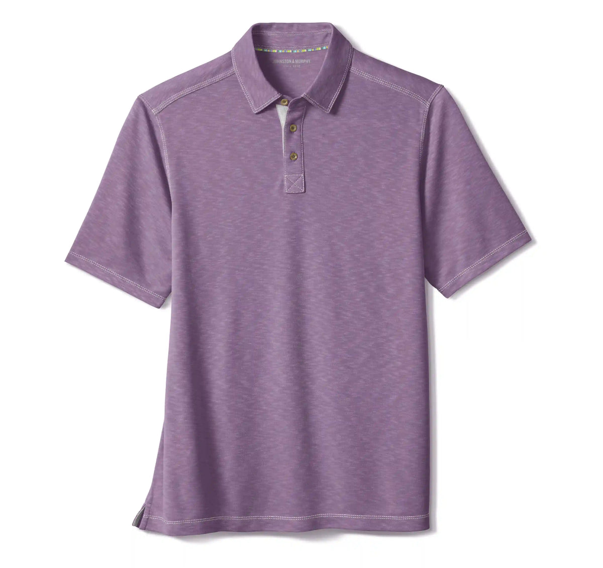 Vintage Slub Polo - Purple