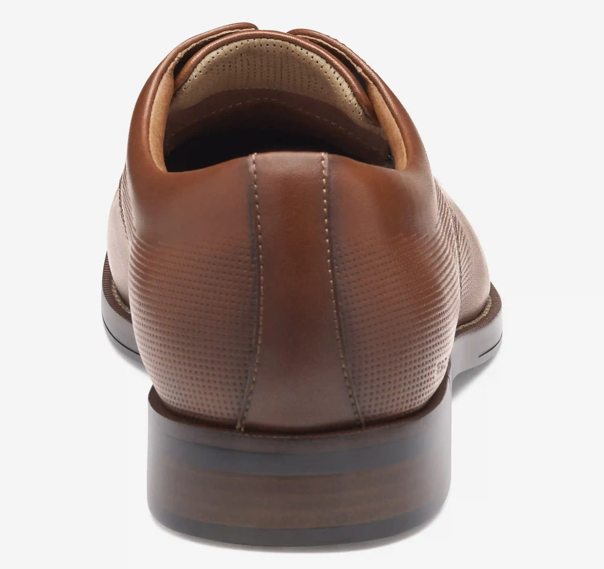 XC+™ Copley Wingtip - Cognac Embossed Waterproof Full Grain Leather