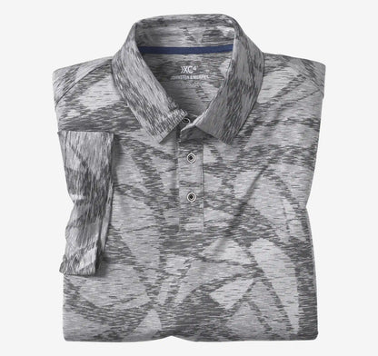 XC4® Performance Polo - Charcoal Large Geo