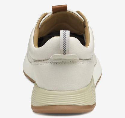 Kinnon Perfed Jogger - White Full Grain