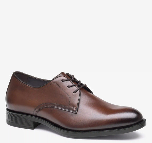 Redford Plain Toe - Mahogany Hand-Finished Full-Grain Leather