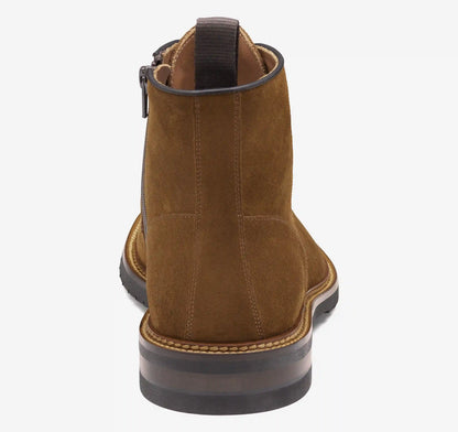 Hartford Plain Toe Boot - Snuff Italian Suede