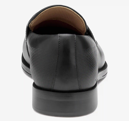 XC+™ Copley Penny Loafer - Black Waterproof Full Grain Leather