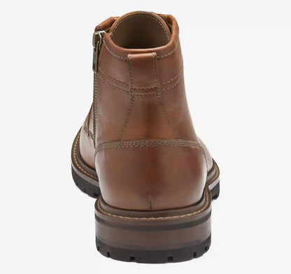 Barrett Plain Toe Boot - Tan Full Grain Leather