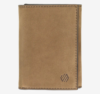 Jackson Trifold Wallet - Tan Oiled