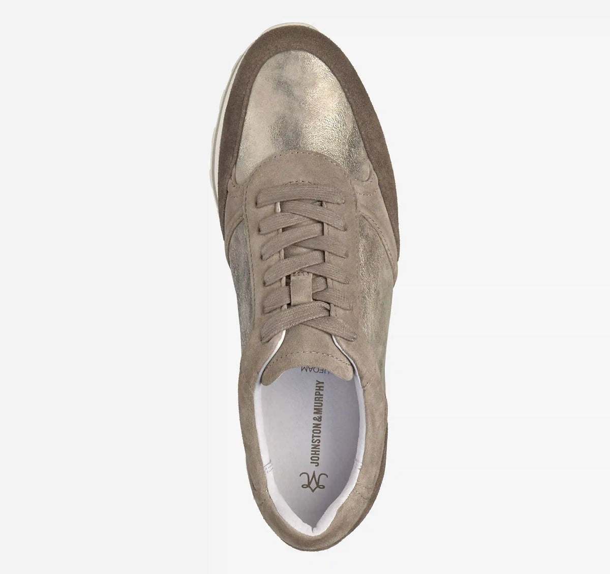 Piper Lace-Up - Taupe Multi Kid Suede/Metallic Italian Kid Suede