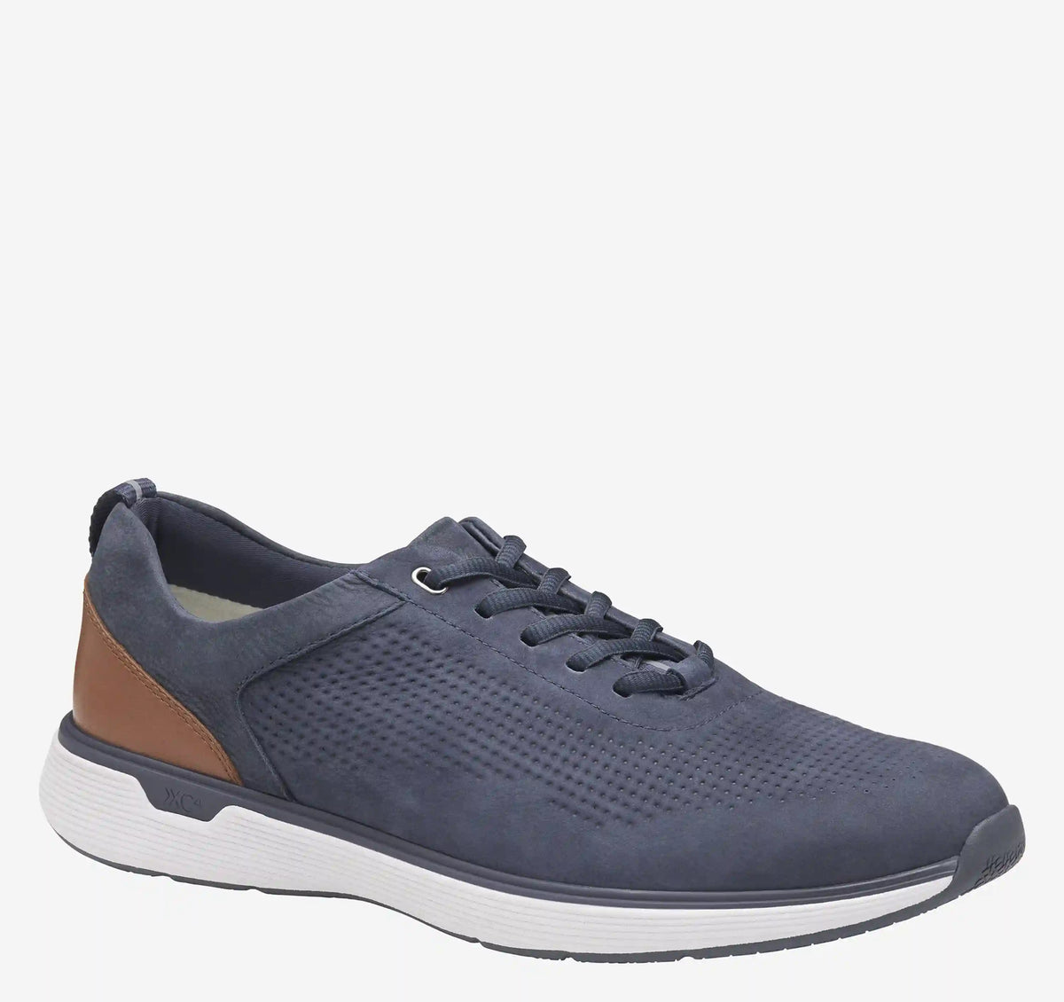 XC4® Prentiss 2 Embossed U-Throat - Navy Waterproof Tumbled Nubuck