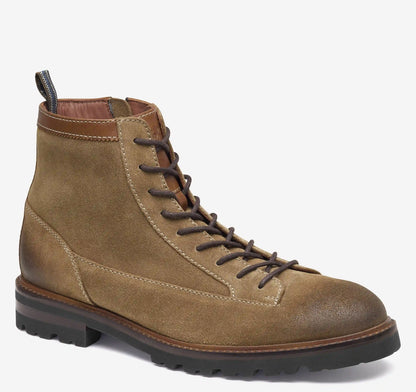Britton Lace-to-Toe Boot - Snuff Waxed Suede