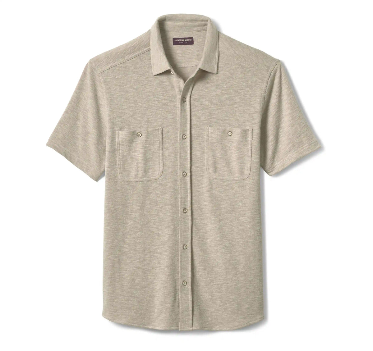 Riley Short-Sleeve Knit Shirt - Sand