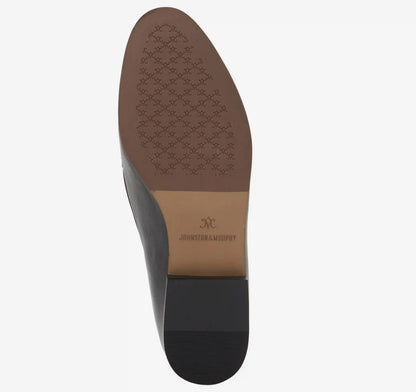 Ali Bit Loafer - Black Glove Leather/Croc-Embossed Calfskin
