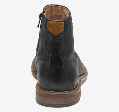 Ripley Inside-Zip Boot - Black Bomber Leather