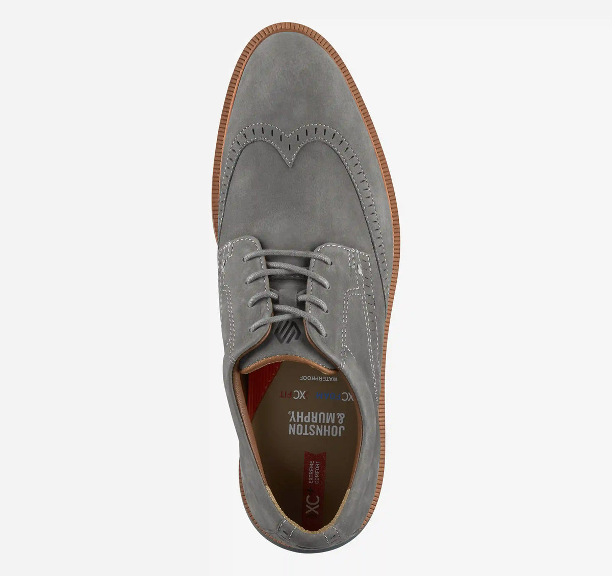XC+™ Parker Wingtip - Gray Waterproof Nubuck