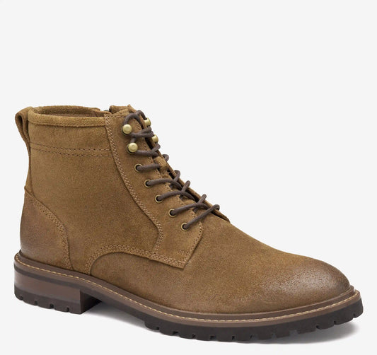 Barrett Plain Toe Boot - Snuff Oiled Suede