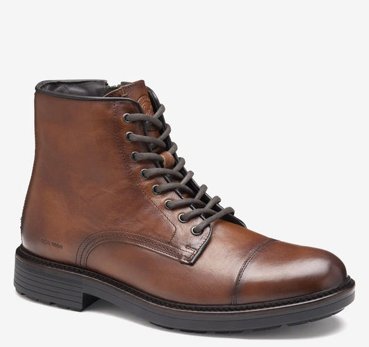 Latham Cap Toe Boot - Tan European Calfskin