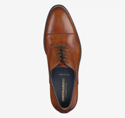 Flynch Cap Toe - Tan Italian Calfskin