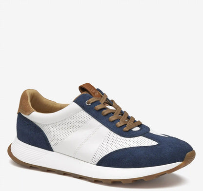 Kinnon T-Toe - Navy Suede/White Full Grain