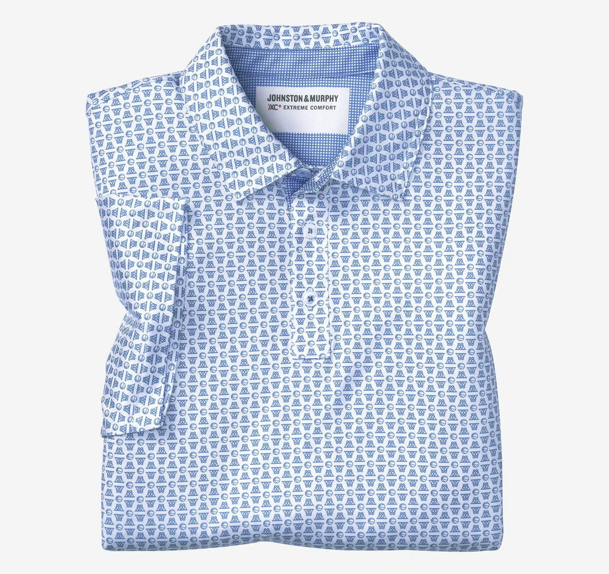 Game Day XC+™ Basketball Print Polo - Royal