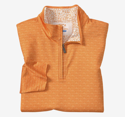 Game Day XC4® Plays Print Quarter-Zip - Orange