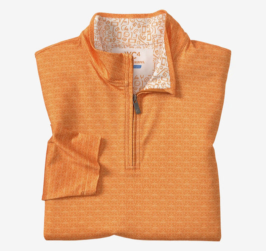 Game Day XC4® Plays Print Quarter-Zip - Orange