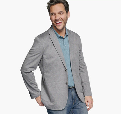 XC Flex® Pinnacle Knit Blazer - Gray Twill