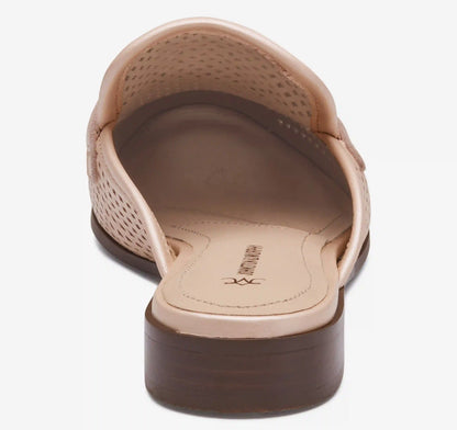 Ali Perfed Bit Mule - Blush Pearlized Glove Leather