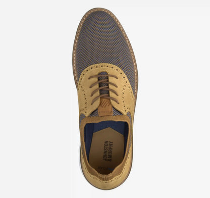 Braydon Knit Saddle - Tan Multi Knit/Tan Full Grain