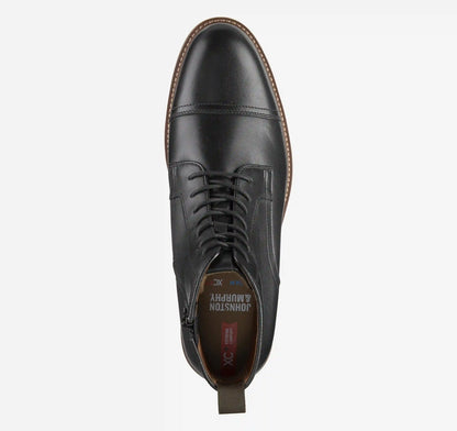 XC+™ Durham Cap Toe Boot - Black Waterproof Full Grain Leather
