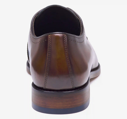 Arrister Moc Toe Lace-Up - Tan Italian Full-Grain Leather