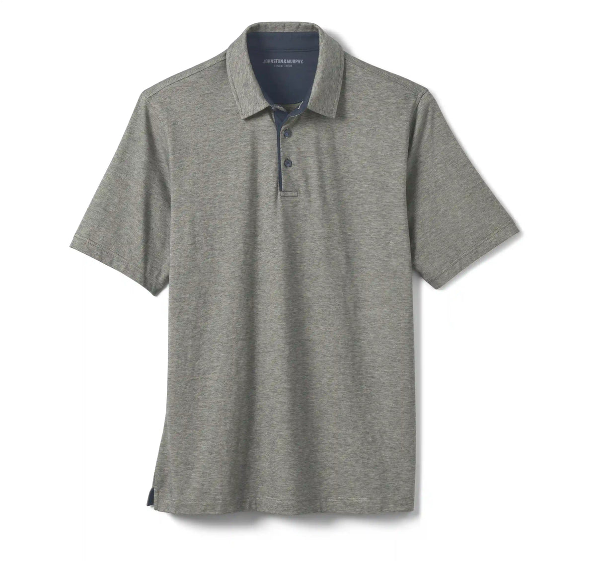 Fine-Stripe Polo - Tan