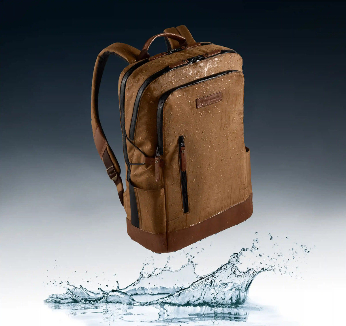 Hudson Waterproof Backpack - Cognac