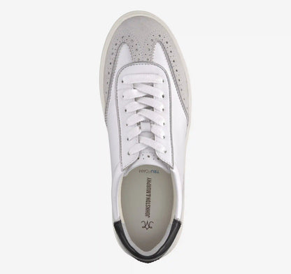 Cammie T-Toe Lace-Up - White Glove Leather/Suede