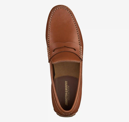 Baldwin Driver Penny Loafer - Cognac Sheepskin