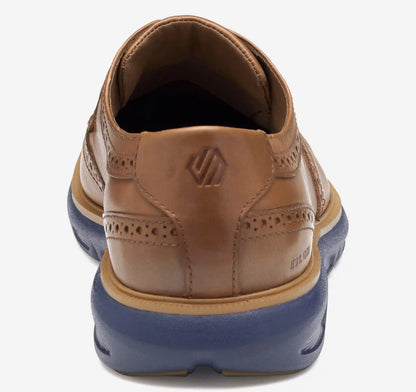 Larkin Wingtip - Tan Italian Calfskin