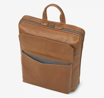 Rhodes Commuter Backpack - Tan Full Grain