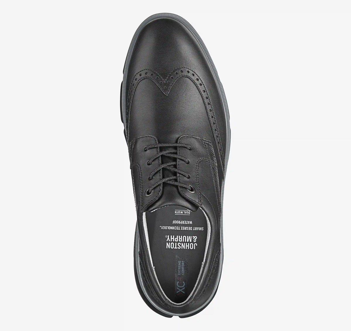 Tanner Wingtip - Black Waterproof Full Grain