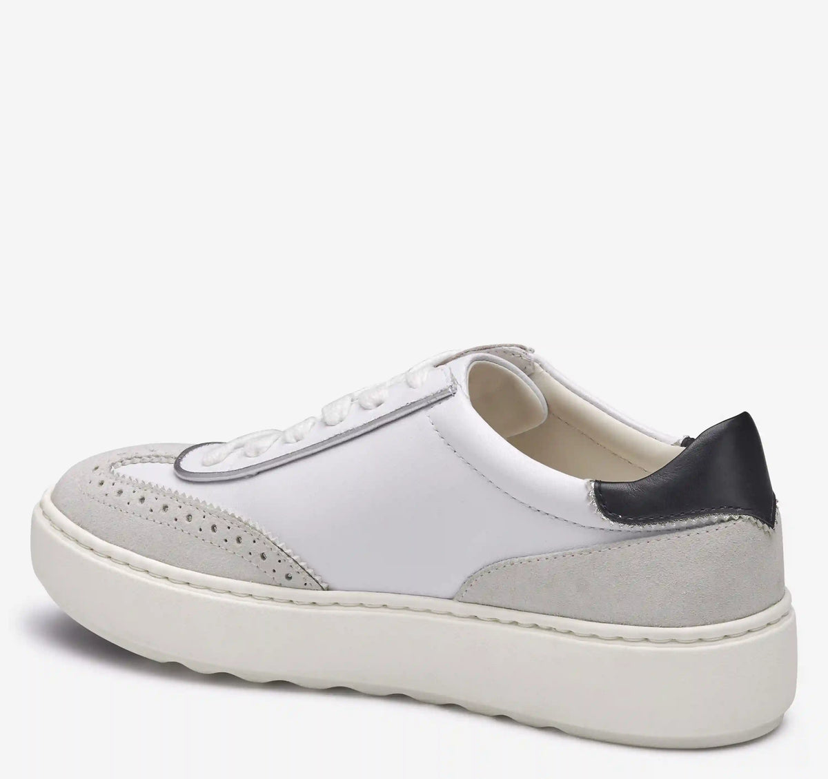 Cammie T-Toe Lace-Up - White Glove Leather/Suede