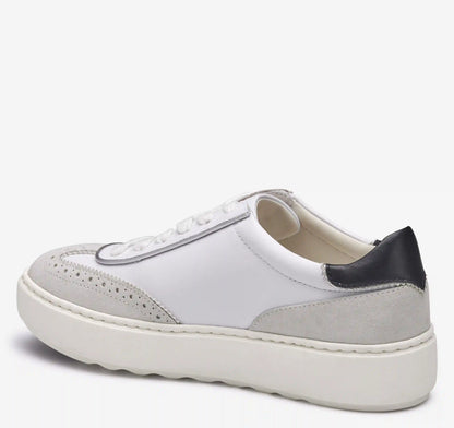 Cammie T-Toe Lace-Up - White Glove Leather/Suede