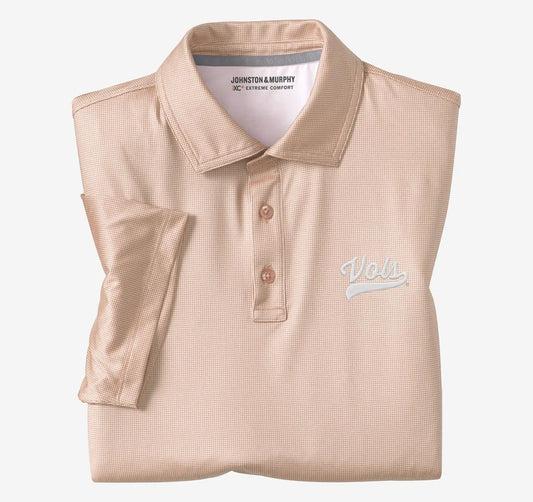 Collegiate XC+™ Gingham Polo - University of Tennessee - Orange Shirt
