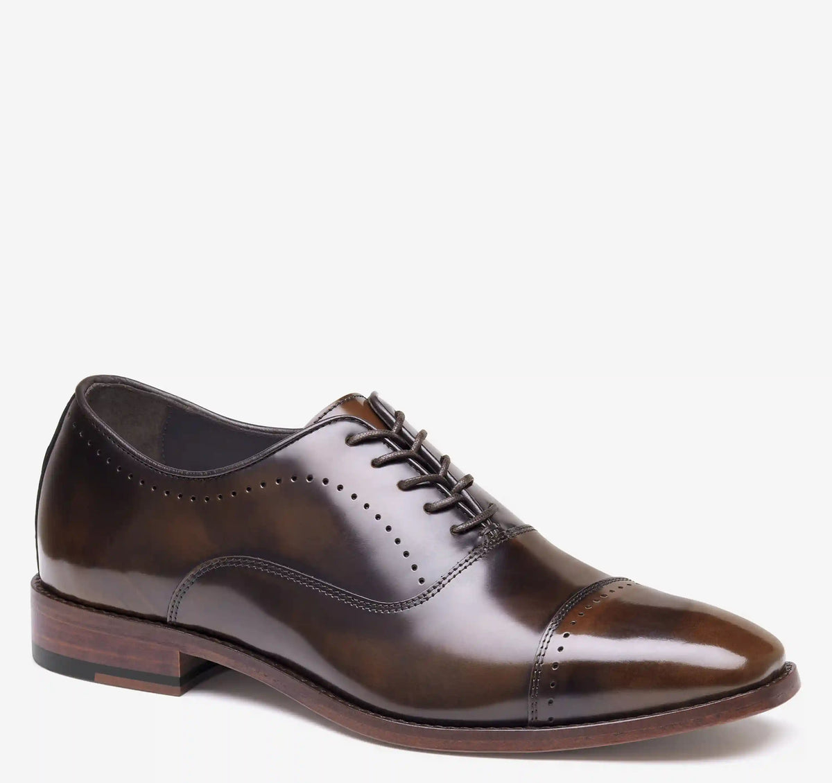 Arrister Cap Toe - Mahogany Italian Full-Grain Leather