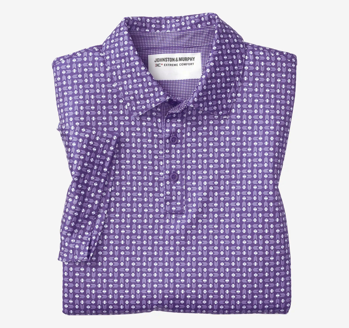 Game Day XC+™ Baseball Print Polo - Purple