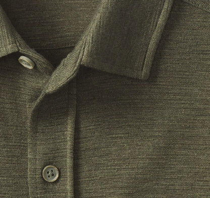 Riley Short-Sleeve Knit Shirt - Olive